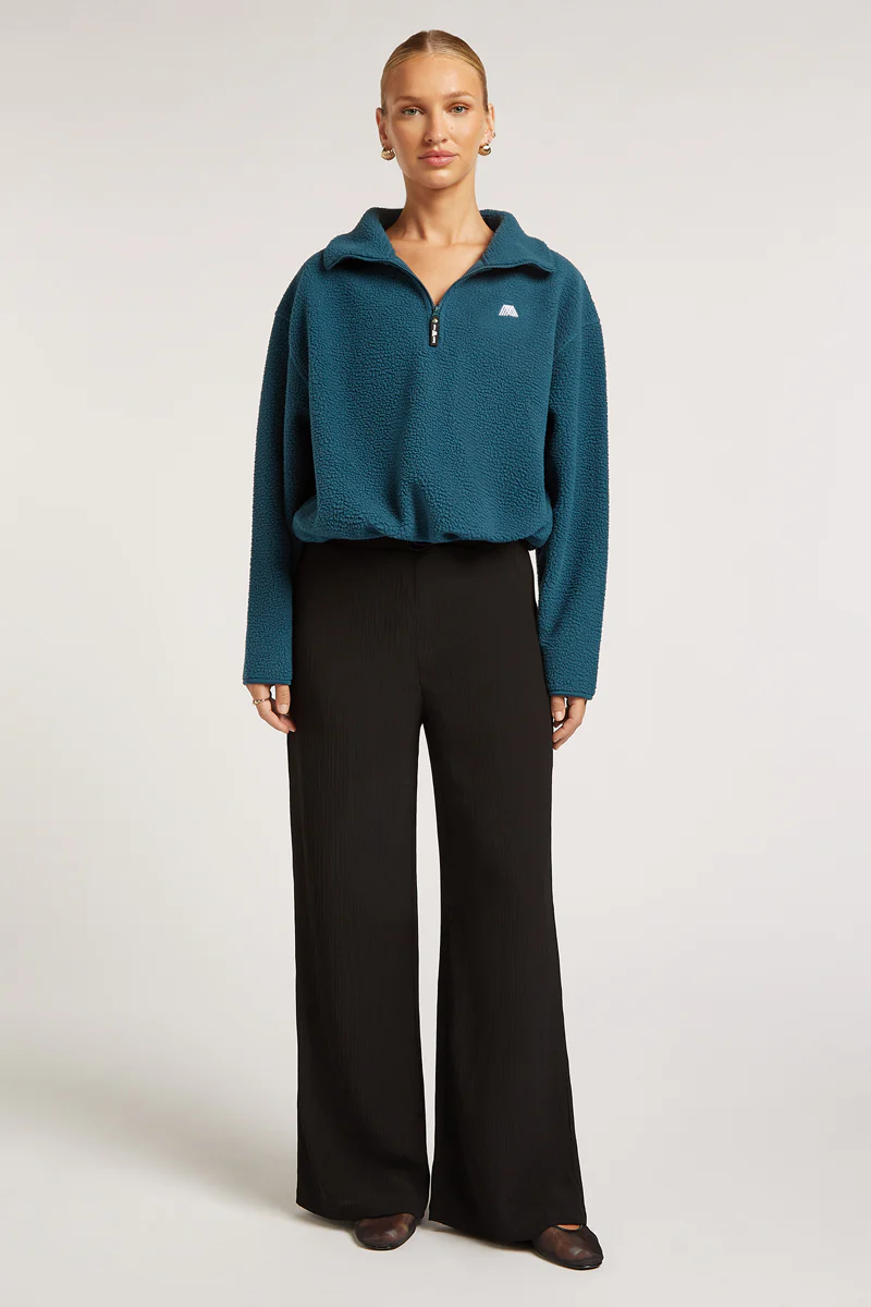 PHOENIX Half-Zip Midnight Teal